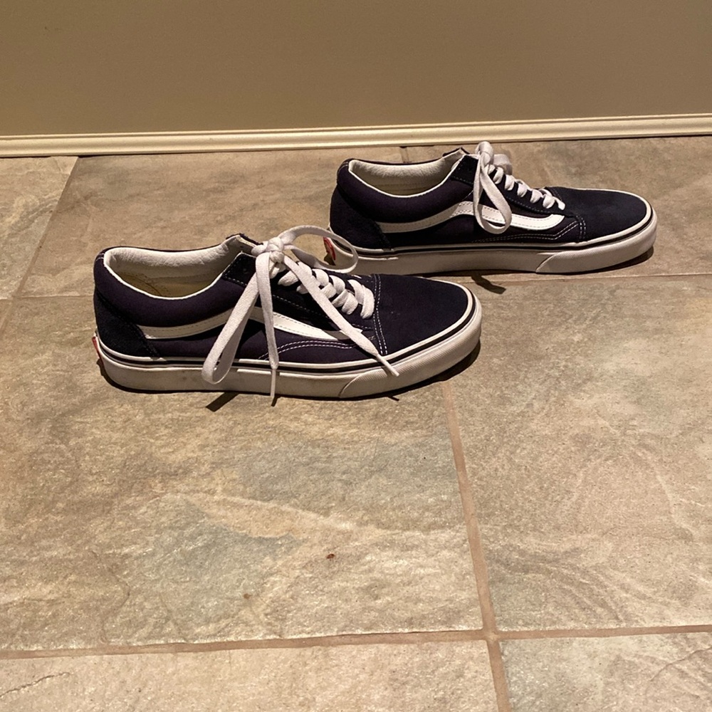 Vans Old Skool Women's Navy Canvas Skate Sneakers
